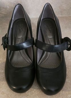 *Brand New* Womens Ladies LifeStride Rozz Mary Jane Black Pumps Heels sz 9