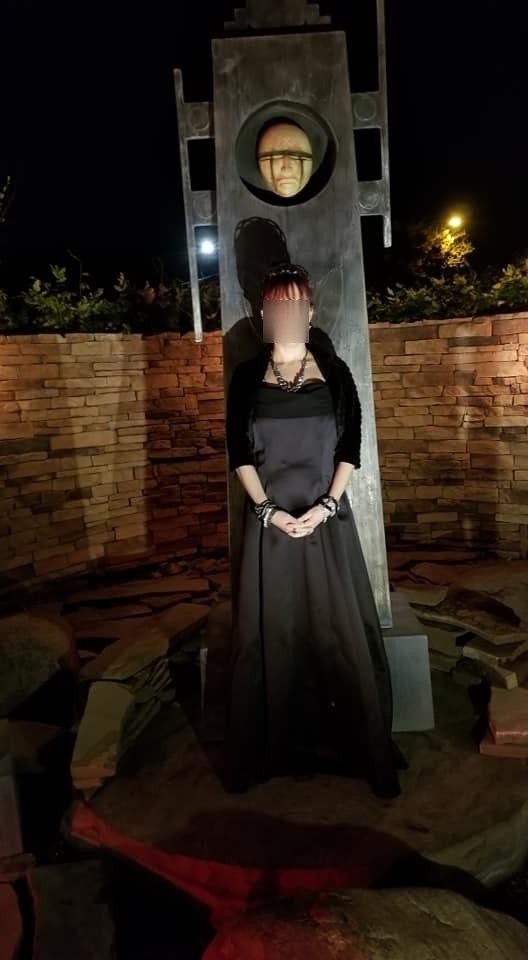 Black Formal Party Wedding Costume Dance Ball Prom Gown Dress- Size 10