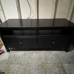 Black TV Stand with drawers