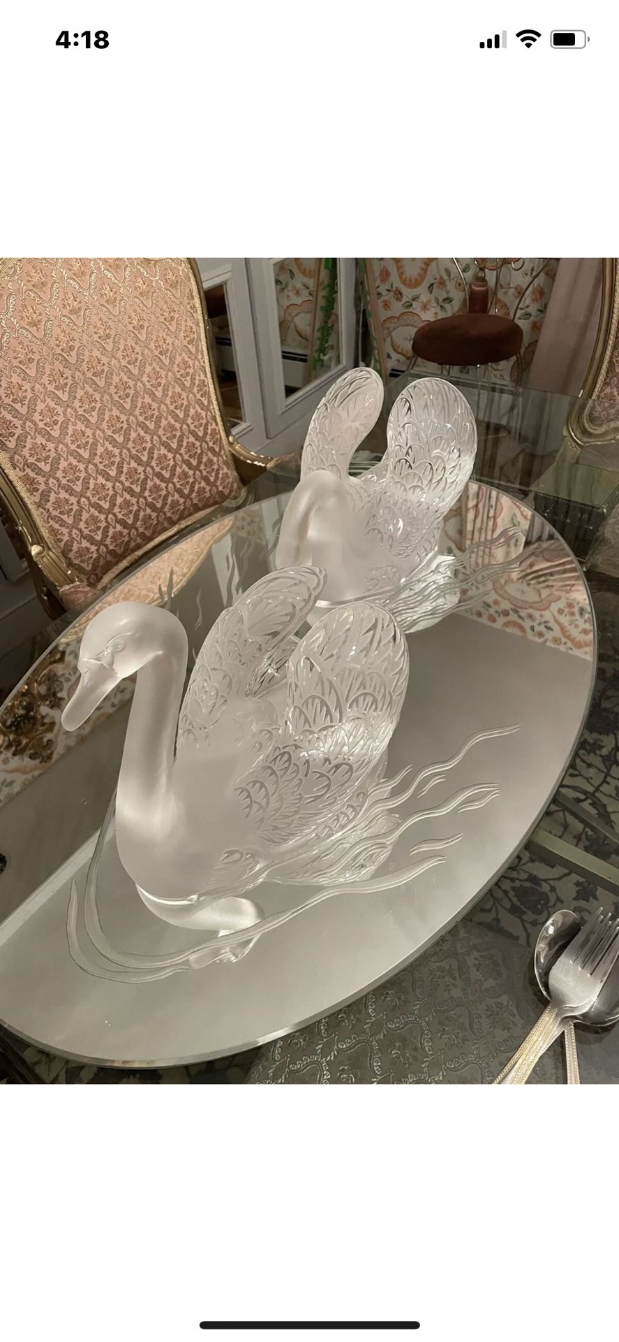 Lalique Swans