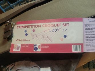 Eddie  Bauer  croquet  set competition