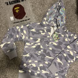 Bape Jacket Grey City 