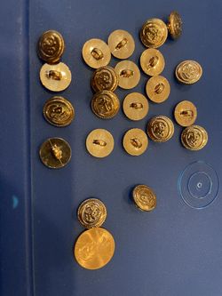 Lot Of Navy Style Buttons