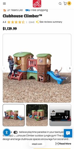 Step 2 clubhouse climber playground