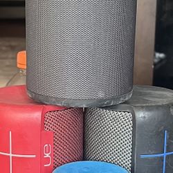 Ue MegaBoom3.  Two MegaBoom2.  And Boom