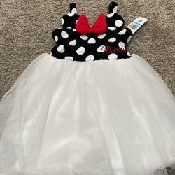 Disney Minnie Mouse Girls Dress Size 5 