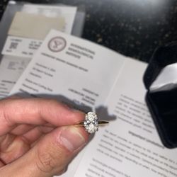 Diamond Ring With Certification