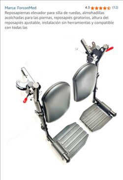 Wheelchair Elevating Legrests with Padded Calf Pads