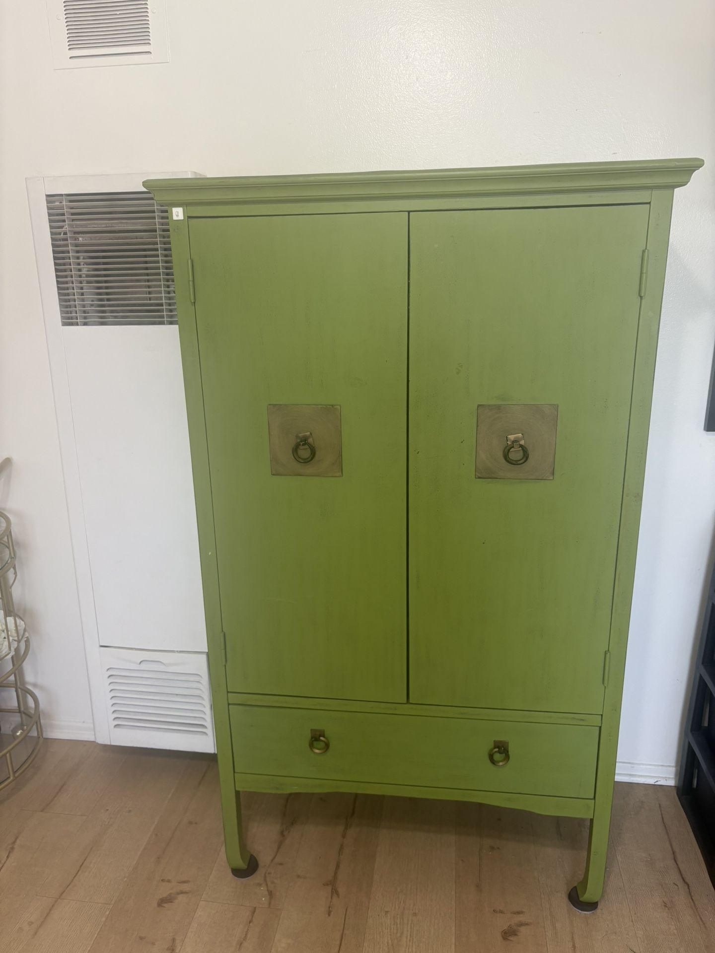 Green Armoire Cabinet
