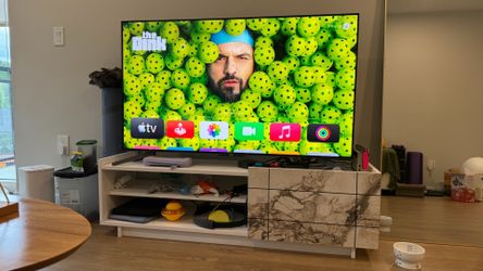 TV console — holds up to 55 in TV