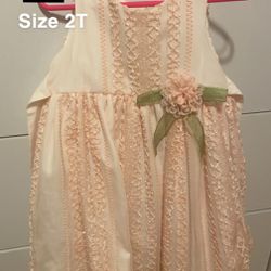 Cute Little Girl Dress Size 2T