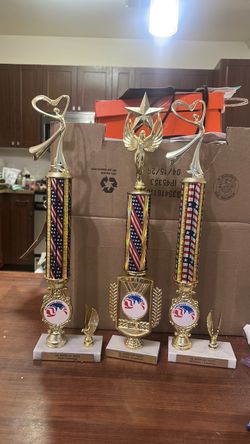 All American Talent Champion Trophies Set of 3