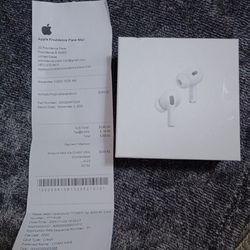 Generation 2 pro airpods with receipt