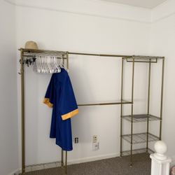 Gold Hanging Rack- Moving Sale!!!!