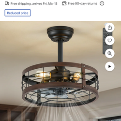 Farmhouse Ceiling Fan 
