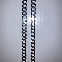 925 STERLING SILVER CURB CUBAN CHAIN