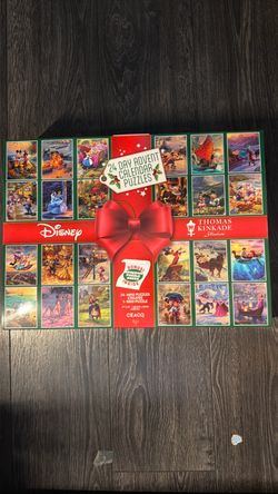 Disney Thomas Kinkade 24-Day Advent Calendar Puzzles