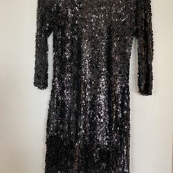 Black Sequin Small Dress