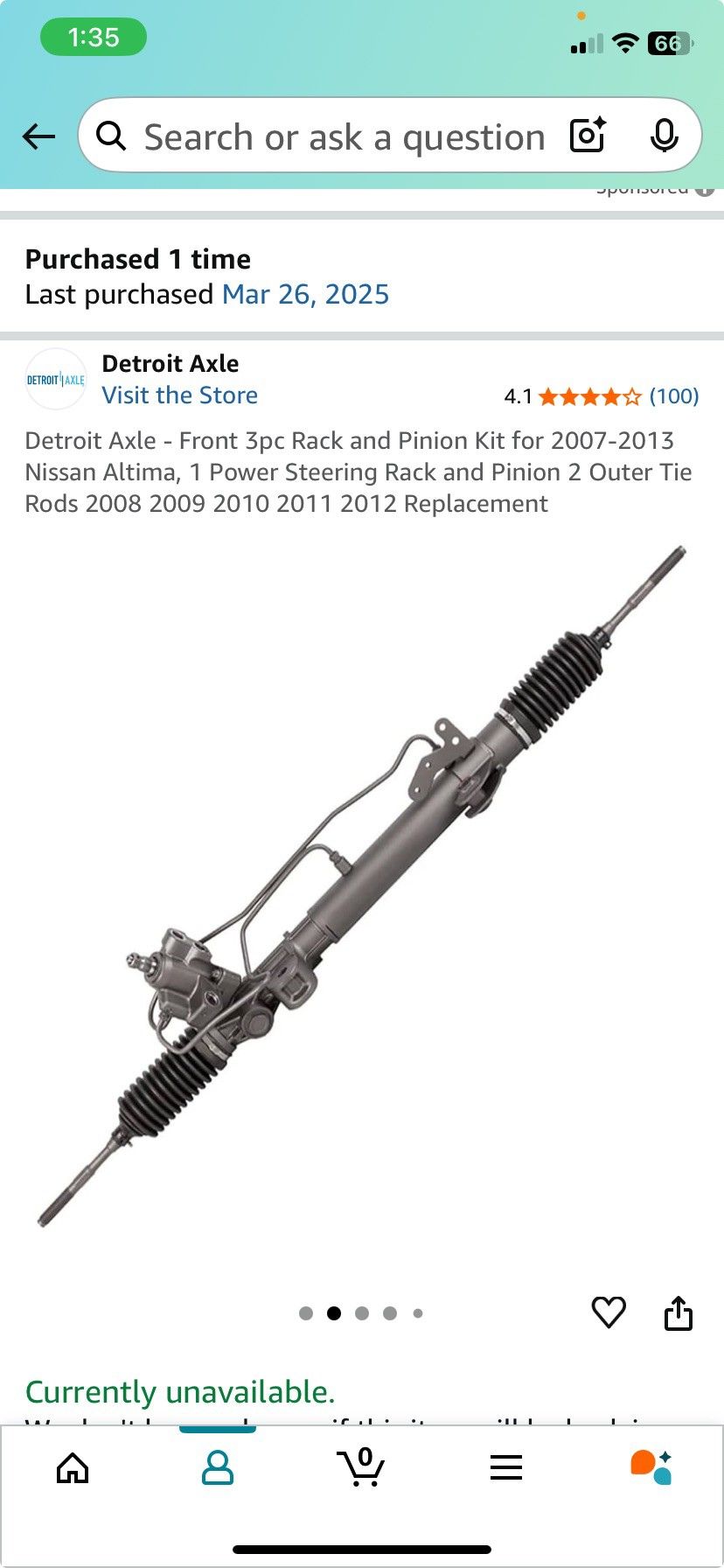 Power Steering Rack and Pinon