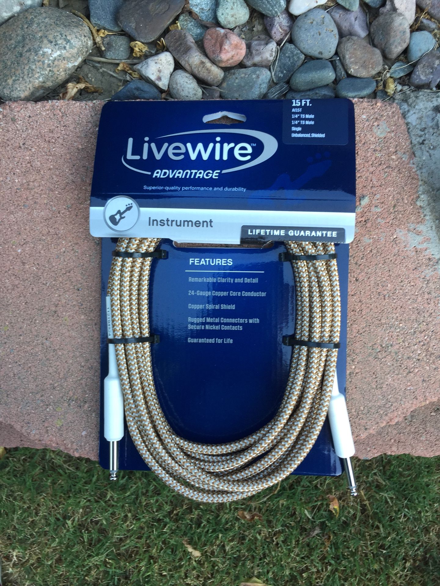 Livewire 15ft Instrument Cable