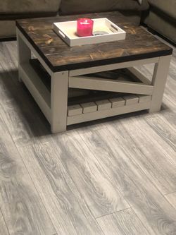 Rustic coffee table