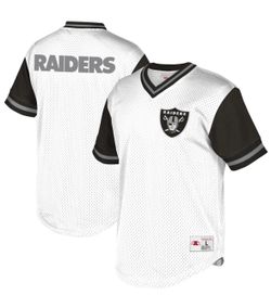 Las Vegas Raiders Mesh V Neck