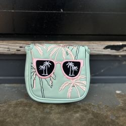 Palm tree Mallet putter headcover  