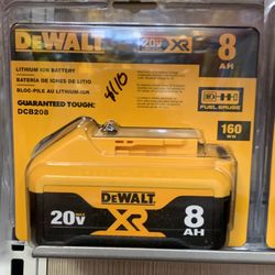 Dewalt New Battery 8ah XR 20v