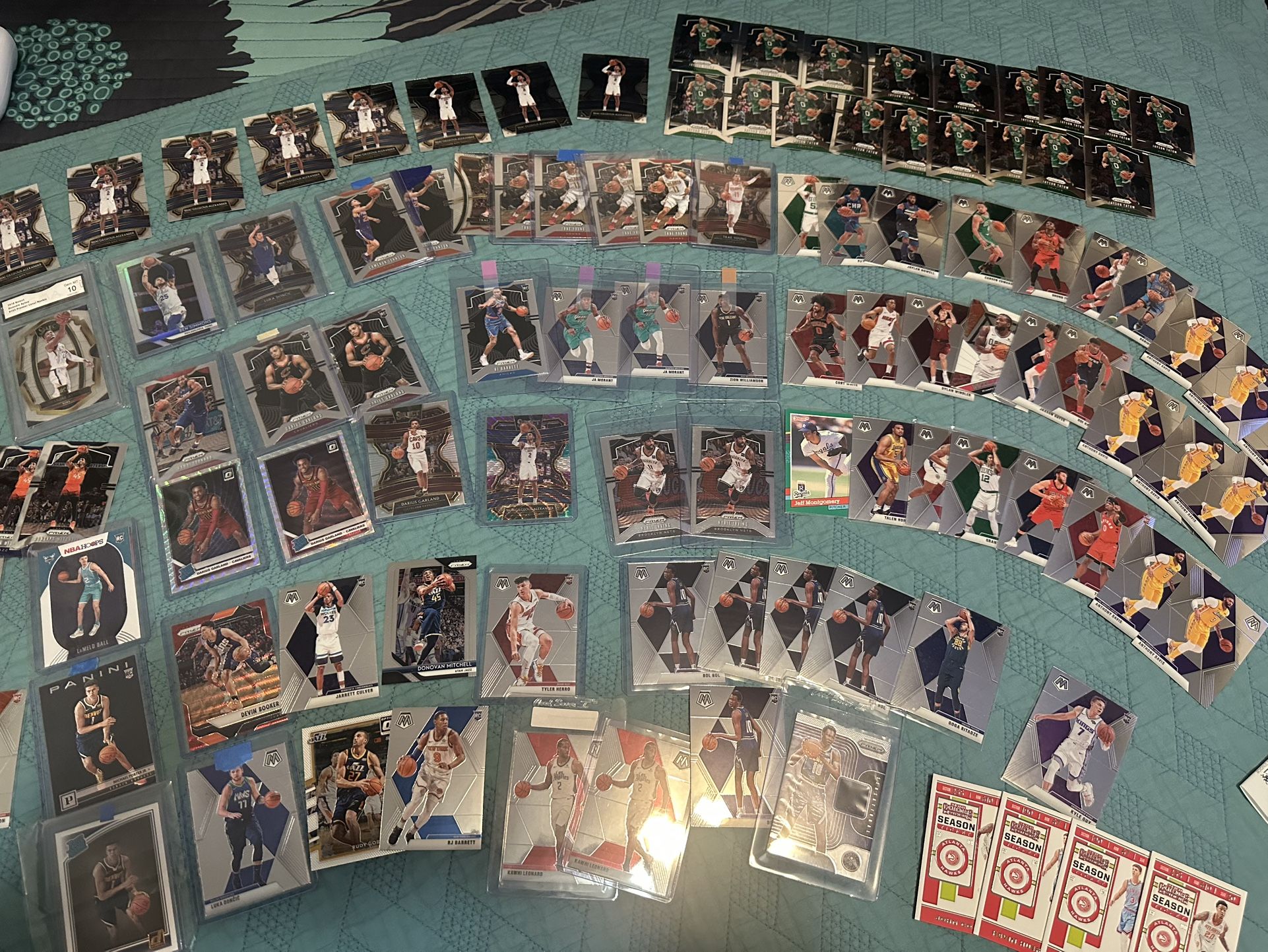 Lot of NBA Basketball Cards *PANINI PRIZM* *ROOKIE CARDS* *MOSAICS* & More