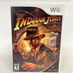 Indians Jones And The Staff Of Kings 2009 Nintendo Wii 