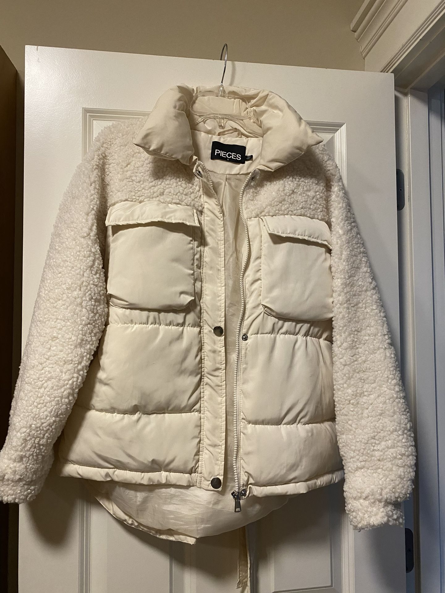 Shacket With Sherpa from Pieces Brand