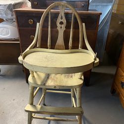 Antique Children’s High Chair 