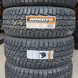(4) - 275/55/20 Arroyo Tamarock A/T Tires