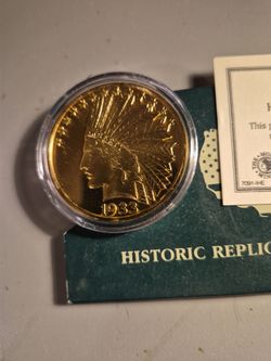 1933 Indian Head Historic Replica Coin