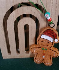 Gingerbread Man Freshie 