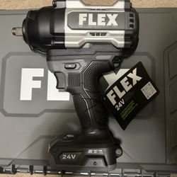 FLEX 24V Newest 1/2 Inch High-Torque Impact Wrench FX-1472 Brand New With Hard Case