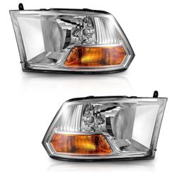 WEELMOTO Headlight Compatible with 2009-2012 Dodge Ram 1500/2010-2012 Dodge Ram 2(contact info removed)