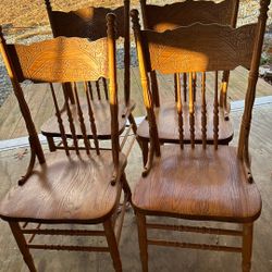 Oak Chairs 