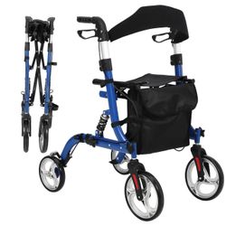 New Folding 4-Wheel Rollator Walker with Seat
