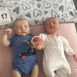 2 REBORN REALISTIC BABY DOLLS 