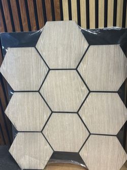 Acoustic hexagon wall panel : VERY FEW LEFT