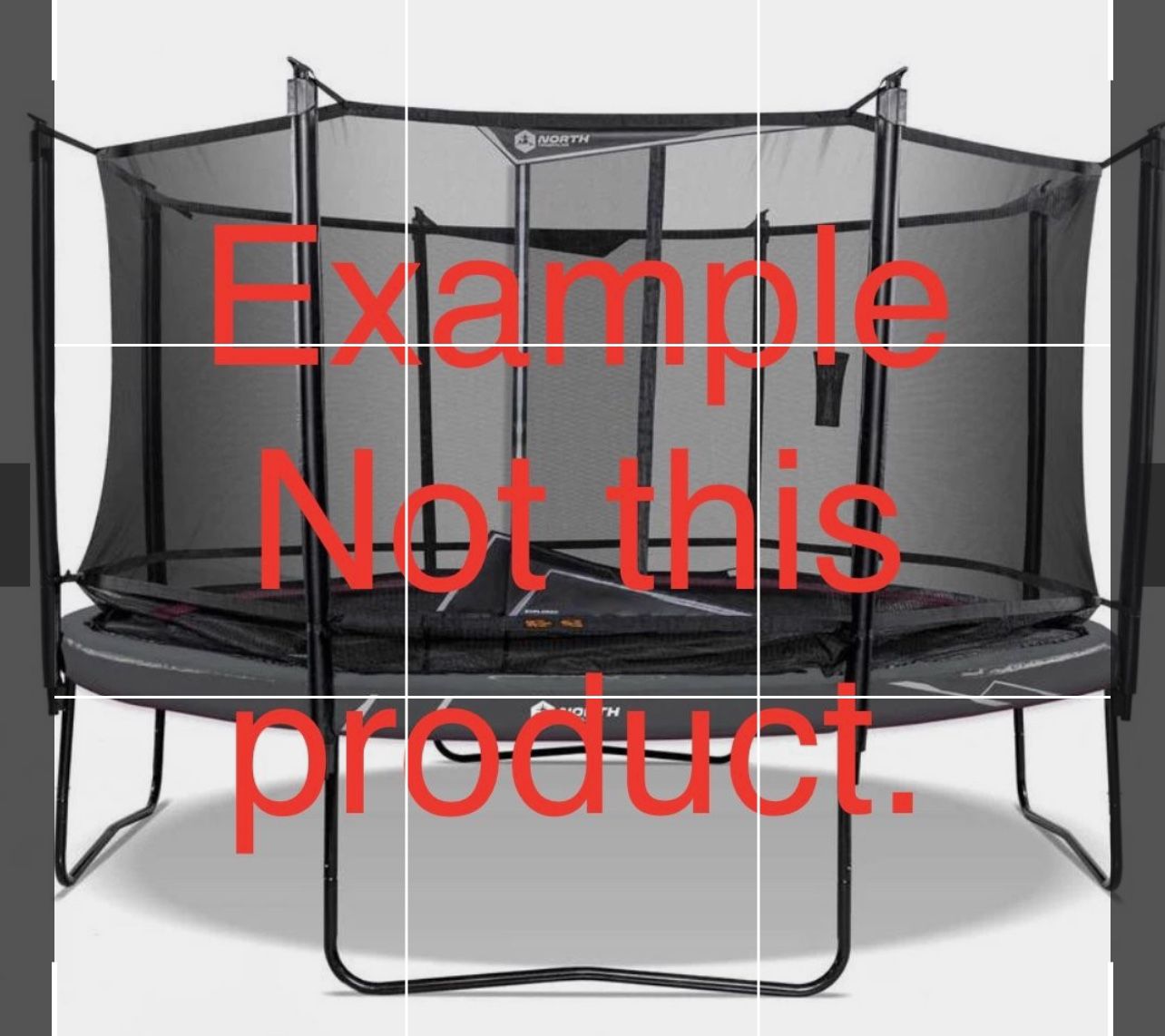 12-14’  BEST QUALITY TRAMPOLINE WITH SAFETY NET   12’ -14’ Trampoline Sturdy Frame Double Spring with Safety Net and Mister.   You guys know about tho