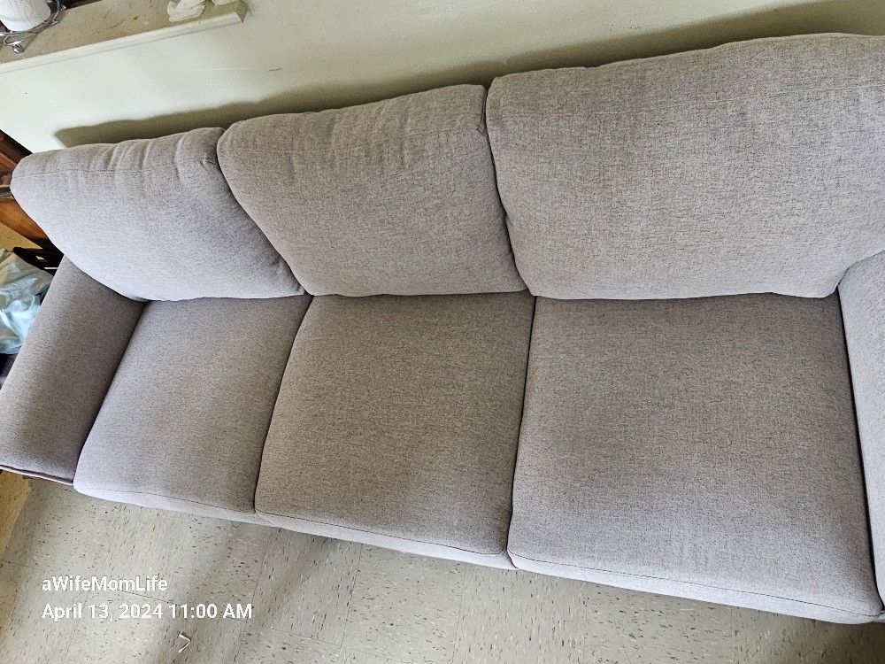 Grey Sofa. Lightly Used