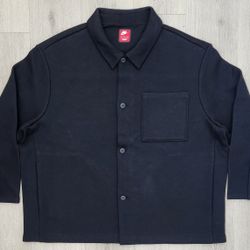 Nike Sportswear Tech Fleece Re-Imagined Oversized Shacket FB8167-010 Mens Size XXL