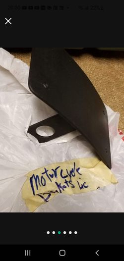 Motorcycle License Tag Relocate Bracket