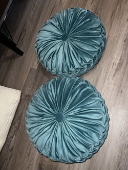 Blue Toss Pillows