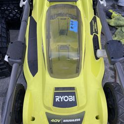 40V HP Brushless 20 in. Cordless Push Lawn Mower(Ry-420) (Missing Bag)