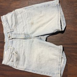 Light blue Zara jorts