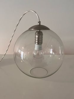 Globe hanging light (10” diameter)