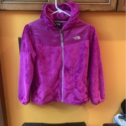 Girls North Face Zip Up